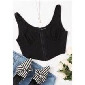 NWOT Shein corset crop top size 1x